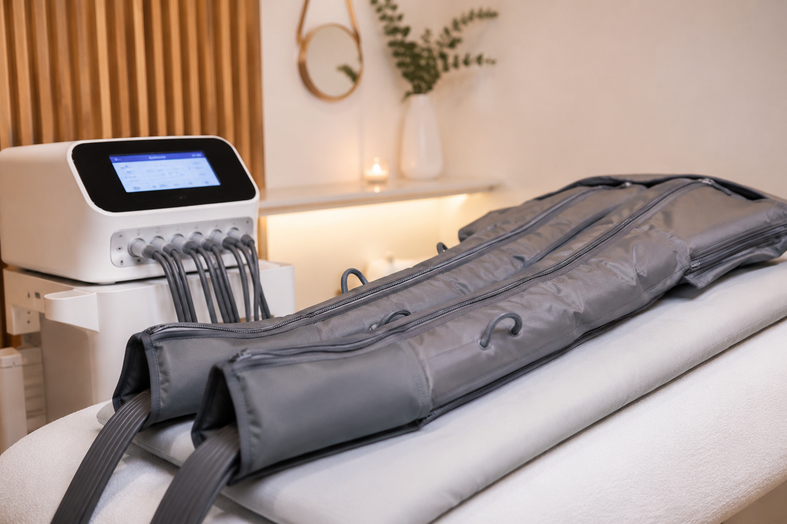Pressothérapie — drainage lymphatique chez Slimeo Paris